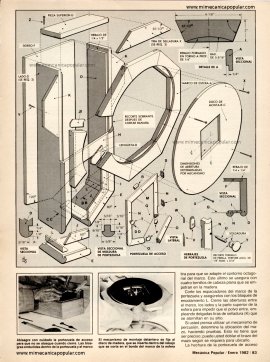 Construya su reloj de pared - Enero 1982