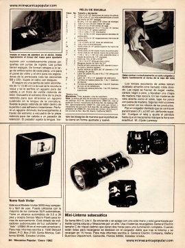 Construya su reloj de pared - Enero 1982