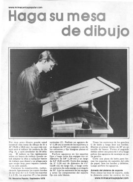 Haga su mesa de dibujo - Septiembre 1979