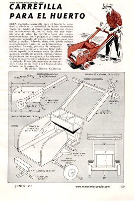 Carretilla para el huerto - Junio 1952