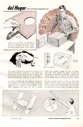Resolviendo problemas del Hogar - Julio 1948