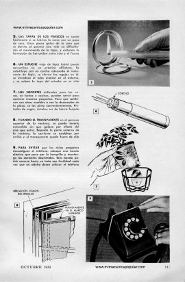 Resolviendo problemas del Hogar - Octubre 1955