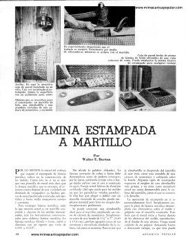 Lámina estampada a martillo - Septiembre 1963