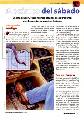 Mecánico del sábado - Respondemos algunas de las preguntas - Mayo 2002