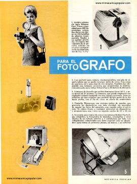 Para el Fotógrafo -Mayo 1963