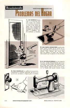 Resolviendo problemas del Hogar - Febrero 1955