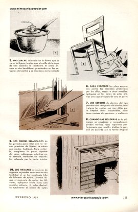 Resolviendo problemas del Hogar - Febrero 1955