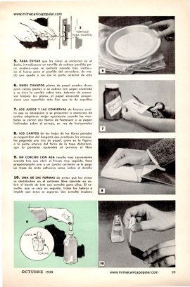 Resolviendo problemas del Hogar - Octubre 1958