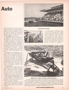 Con este chasis diseñe su propio auto - Febrero 1966