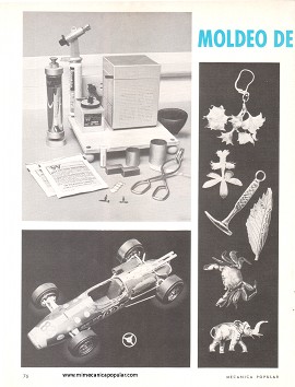 Moldeo de Figuras y Piezas de Metal - Noviembre 1967