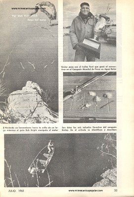 Para el Pescador: MP Sale de Pesca Con El Campe&oacute;n del Mundo - Julio 1961