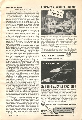 Para el Pescador: MP Sale de Pesca Con El Campe&oacute;n del Mundo - Julio 1961