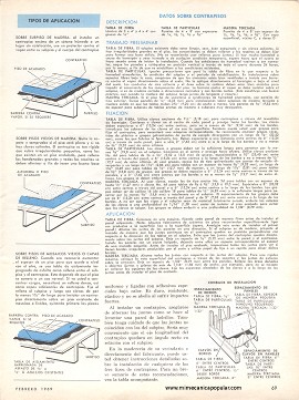 Consejos Sobre Cómo Instalar Contrapisos - Febrero 1969
