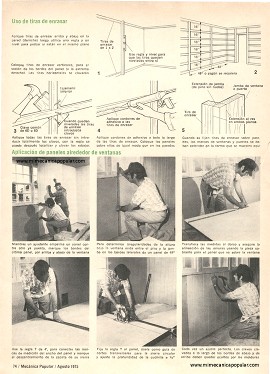 Empanelando Paredes - Agosto 1975