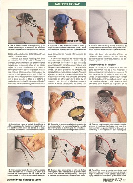 Instalando Interruptores de Tres V&iacute;as - Mayo 1992