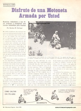 Disfrute de una Motoneta Armada por Usted - Abril 1972