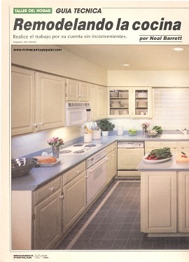 Remodelando la cocina - Julio 1990