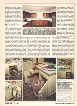 Remodelando la cocina - Julio 1990