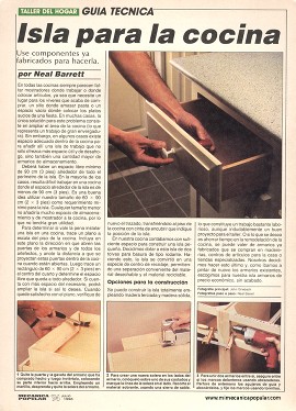 Remodelando la cocina - Julio 1990