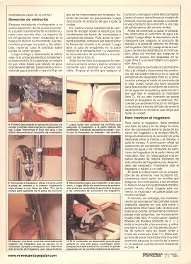 Remodelando la cocina - Julio 1990