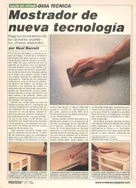 Remodelando la cocina - Julio 1990