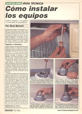 Remodelando la cocina - Julio 1990