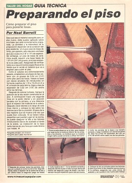 Remodelando la cocina - Julio 1990