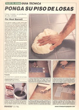 Remodelando la cocina - Julio 1990