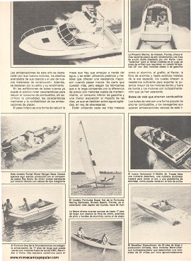 Botes del 80, mejores y más económicos - Julio 1980