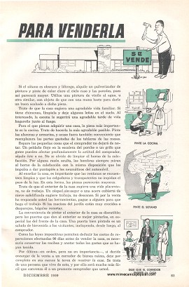 C&oacute;mo arreglar su casa para venderla - Diciembre 1959