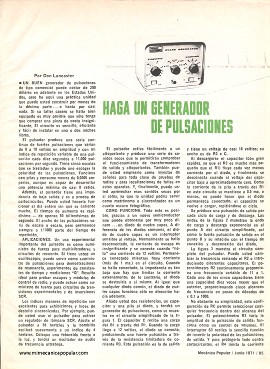 Haga un Generador de Pulsaciones - Junio 1971
