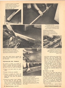 Instale nuevos pisos - Abril 1977