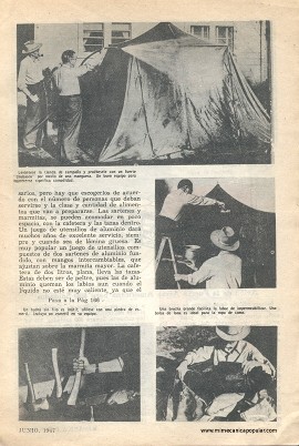 Para el Excursionista: Listos para Acampar - Junio 1947