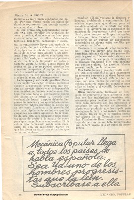 Para el Excursionista: Listos para Acampar - Junio 1947