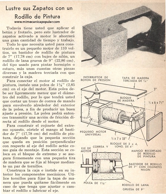 Lustre sus Zapatos con un Rodillo de Pintura - Enero 1969