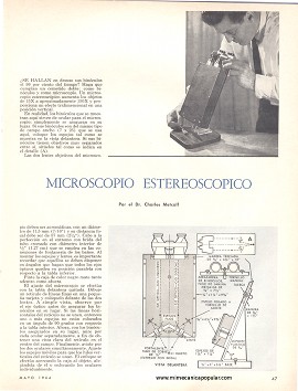 Microscopio Estereosc&oacute;pico - Mayo 1964