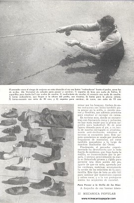 No Olvide su Calzado al Pescar - Marzo 1949