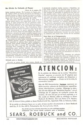 No Olvide su Calzado al Pescar - Marzo 1949