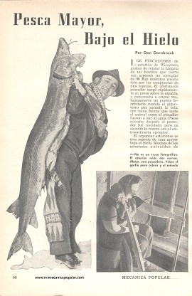 Pesca Mayor, Bajo el Hielo - Abril 1948
