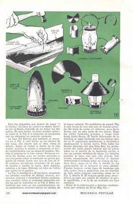 Trabajos en Hojalata - Febrero 1949