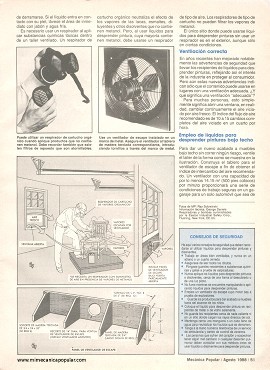 Cuidados Para Remover Pintura - Agosto 1988