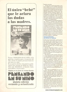 Cuidados Para Remover Pintura - Agosto 1988