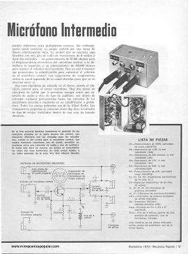 Grabaciones Mejores con un Micrófono Intermedio - Noviembre 1970