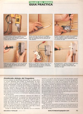 Instalando un grifo de agua caliente - Junio 1995