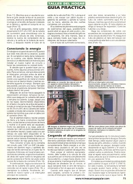 Instalando un grifo de agua caliente - Junio 1995