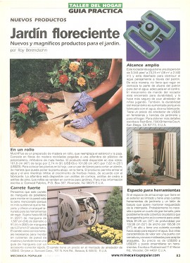 Para un Jardín Floreciente - Junio 1995