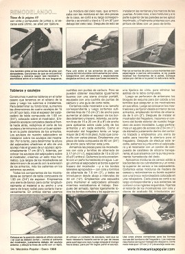 Remodelando la Cocina - Enero 1988