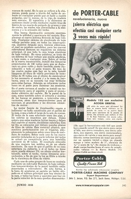 La Sala de Recreo al Aire Libre - Junio 1958