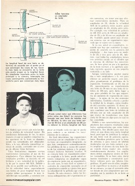 Fotografía: Cómo ampliar el alcance de sus lentes - Marzo 1971