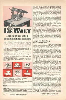 ¿Asustan los Motores A los Peces? - Mayo 1958